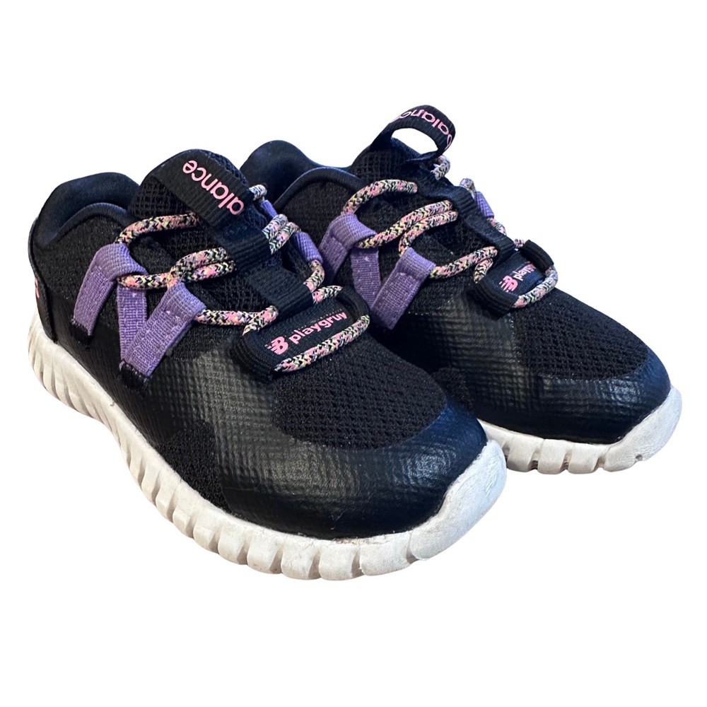 New Balance Kids Sneakers in Black and Purple